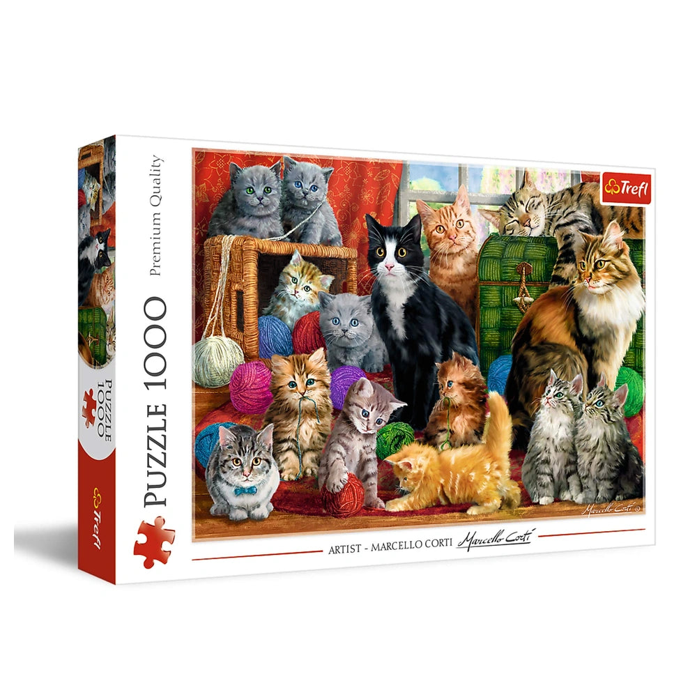 Trefl - Feline Meeting - Puzzels - 14 - TRF10555