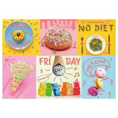 Trefl - Neon Color Line Sweet Week - Puzzels - 14 - TRF10580