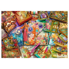 Trefl - 1000 Piece Puzzle - Premium Plus - Tea Time The Journaler's Desk - Puzzles Age +14 - TRF10849
