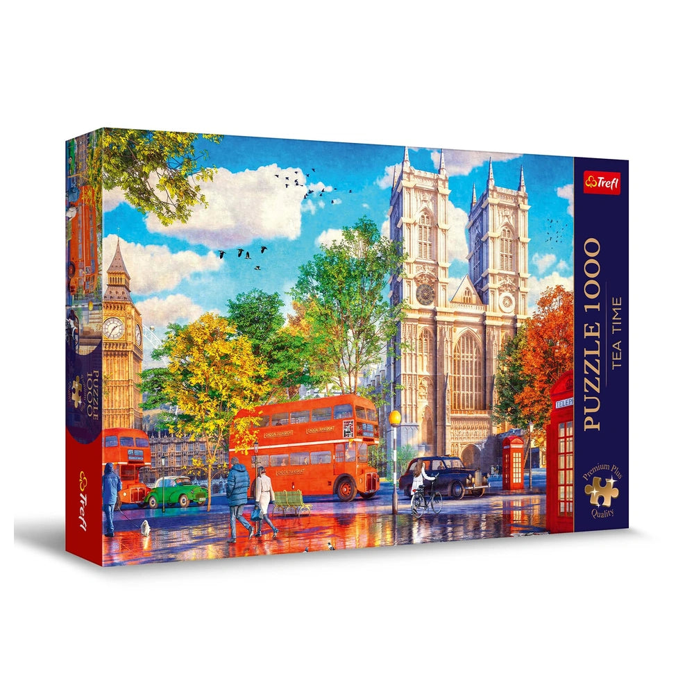 Trefl - 1000 Stukjes Puzzel - Puzzels - 14 - Tea Time Uitzicht op Londen - TRF10805