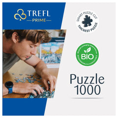 Trefl - 1000 Piece Puzzle UFT EYE - SPY - Imaginary Cities Rome, Italy - Puzzles Age +14 - TRF10709