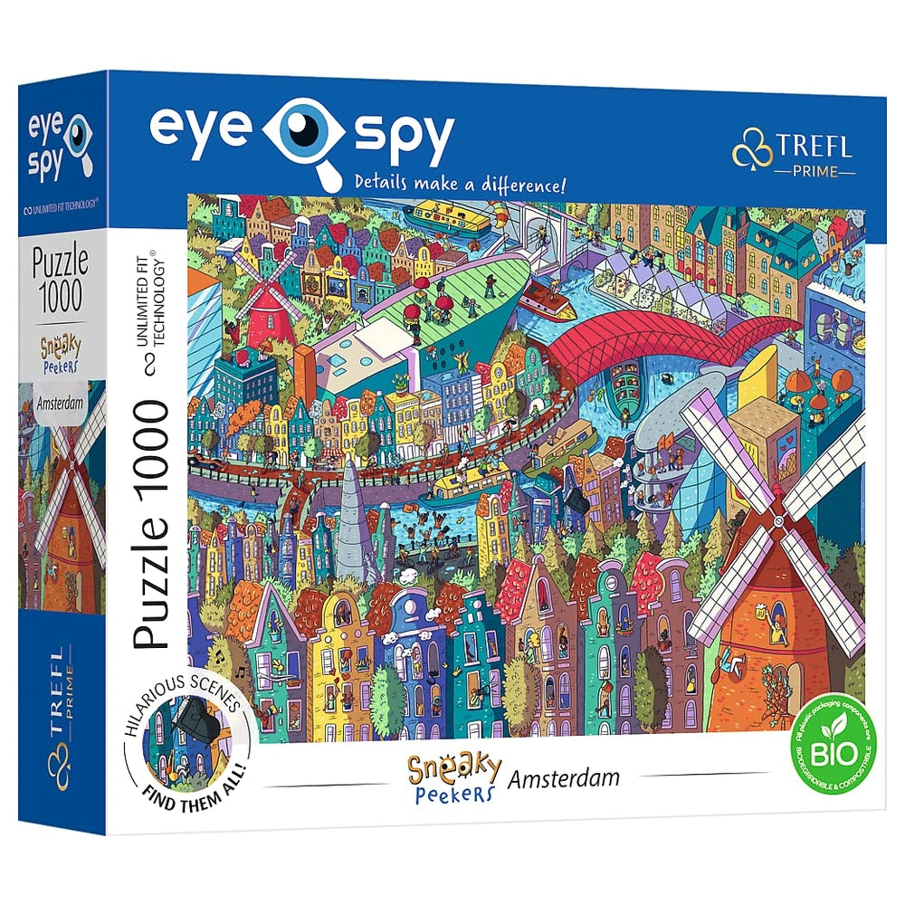 Trefl - 1000 Stukjes Puzzel UFT EYE - SPY - Puzzels - 14+ - TRF10710