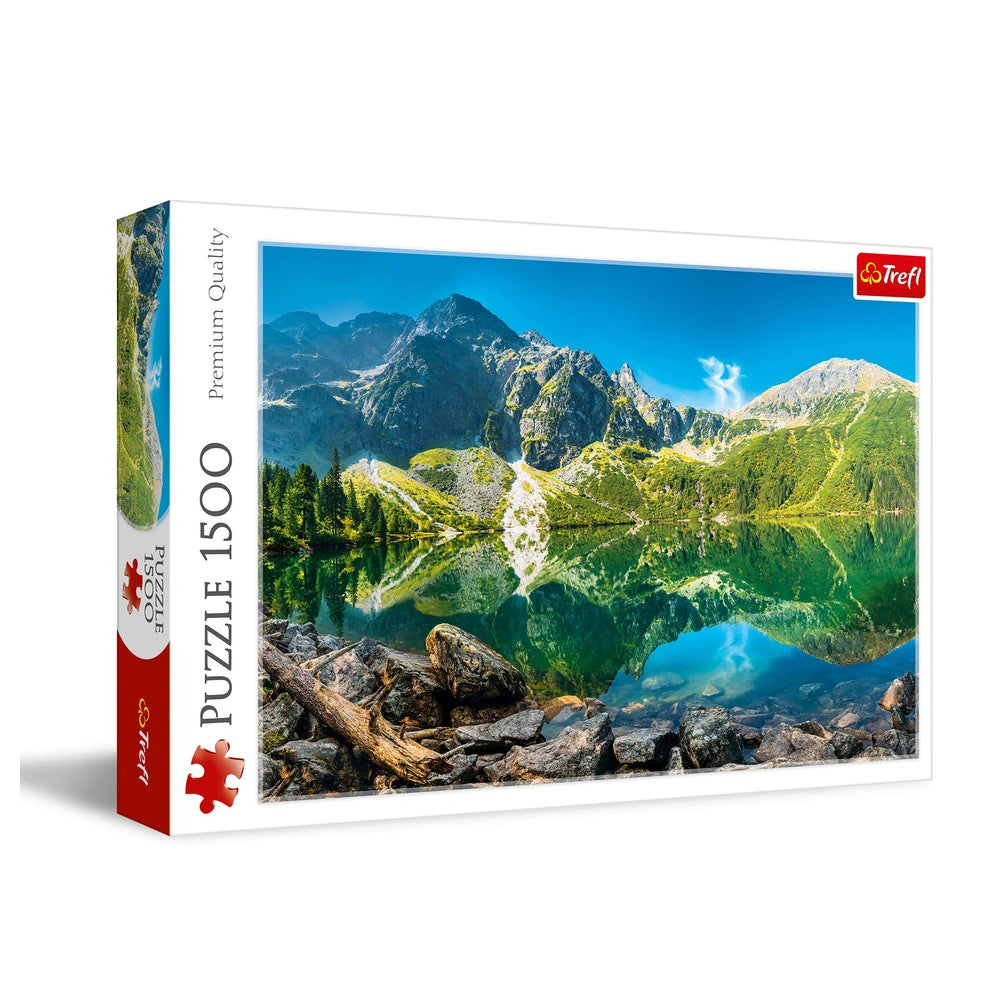 Trefl - 1500-Piece Jigsaw Puzzle - Morskie Oko Lake, Tatras, Poland - Puzzles Age +14 - TRF26167