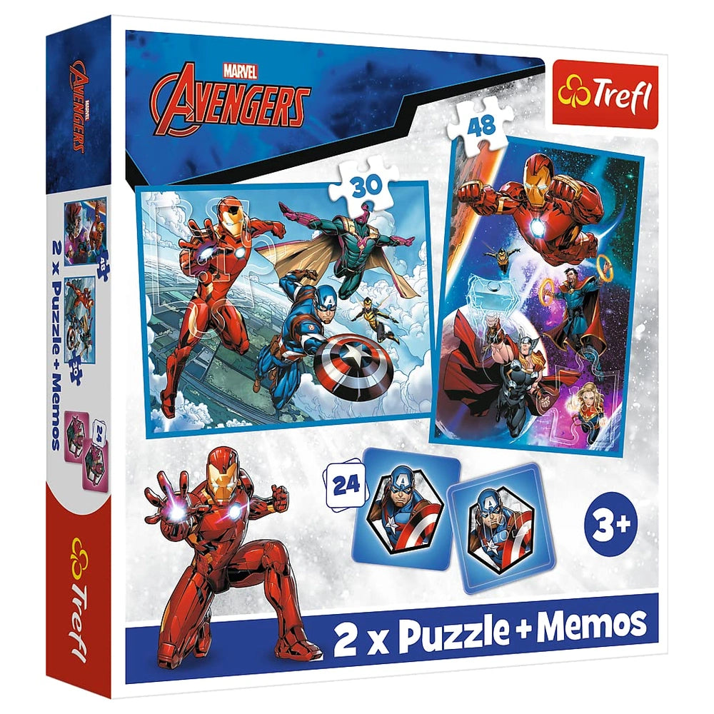 Trefl - 2 Puzzels in 1 + Memos - Puzzels - 3 - TRF93333