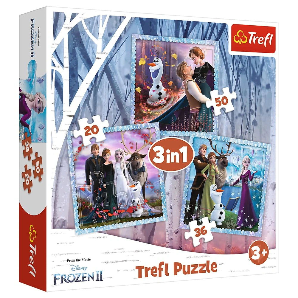 Trefl - 3 Puzzels in 1 - Puzzels - +3 - TRF34853