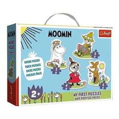 Trefl - Happy Moomins 4 Puzzels in 1 Vormenpuzzel - Puzzels - +2 - TRF36094