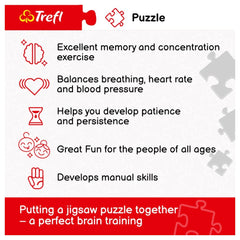 Trefl - 500 Piece Puzzle - Ice Cream Time! - Puzzles Age +10 - TRF37272
