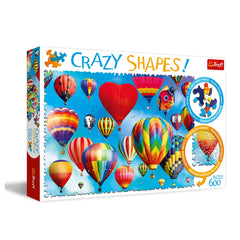 Trefl - 600 Piece Puzzle - Crazy Shapes Colorful Balloons - Puzzles Age +10 - TRF11112