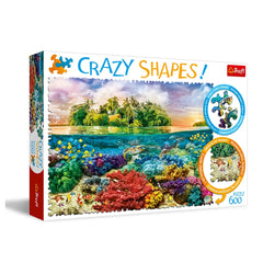 Trefl - Crazy Shapes Tropical Island - Puzzels - 10+ - TRF11113