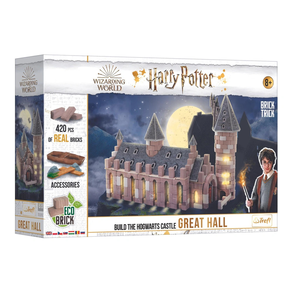 Trefl - Harry Potter - Brick Trick Great Hall - Puzzles Age +8 - TRF61562
