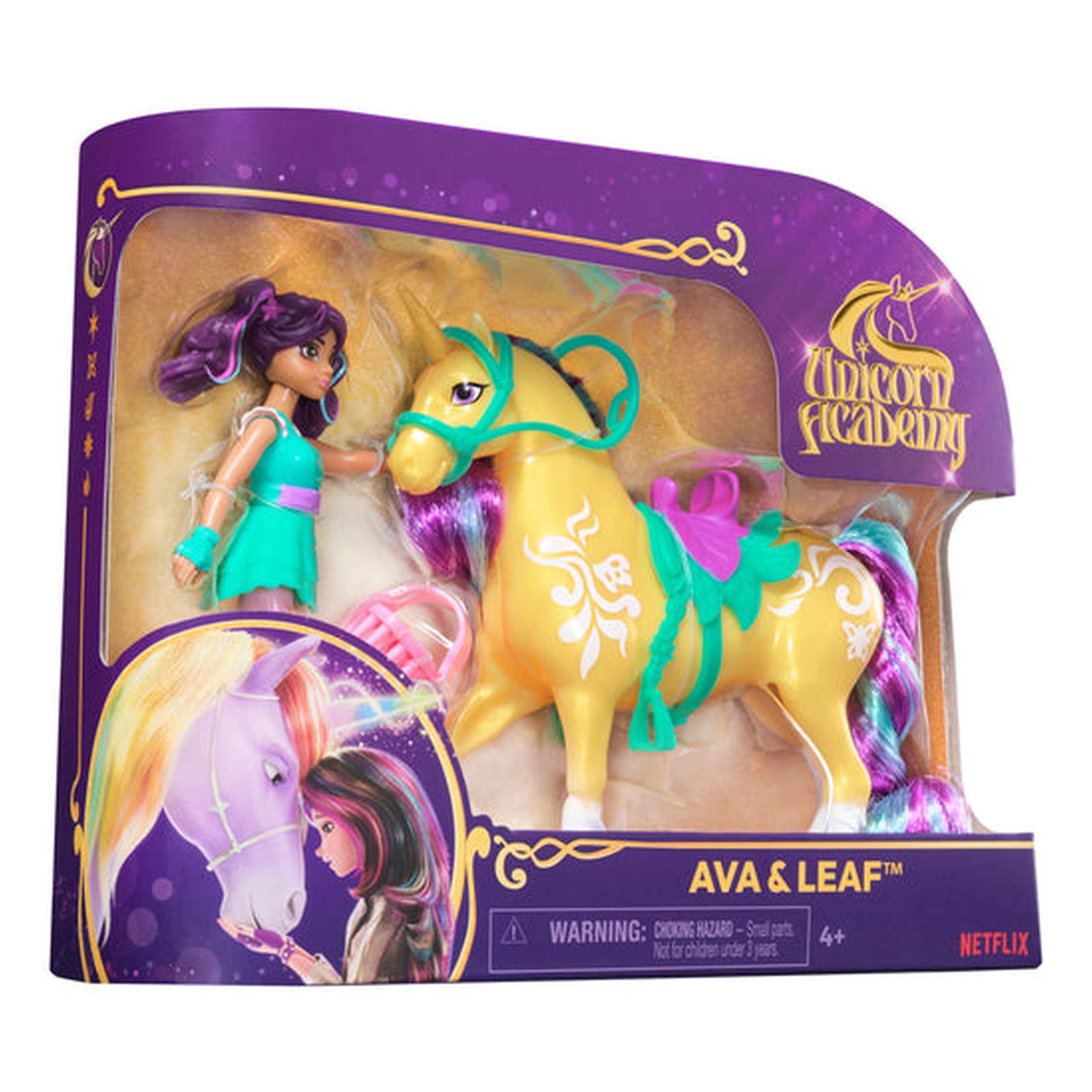 Unicorn Academy Ava & Leaf Figure Set