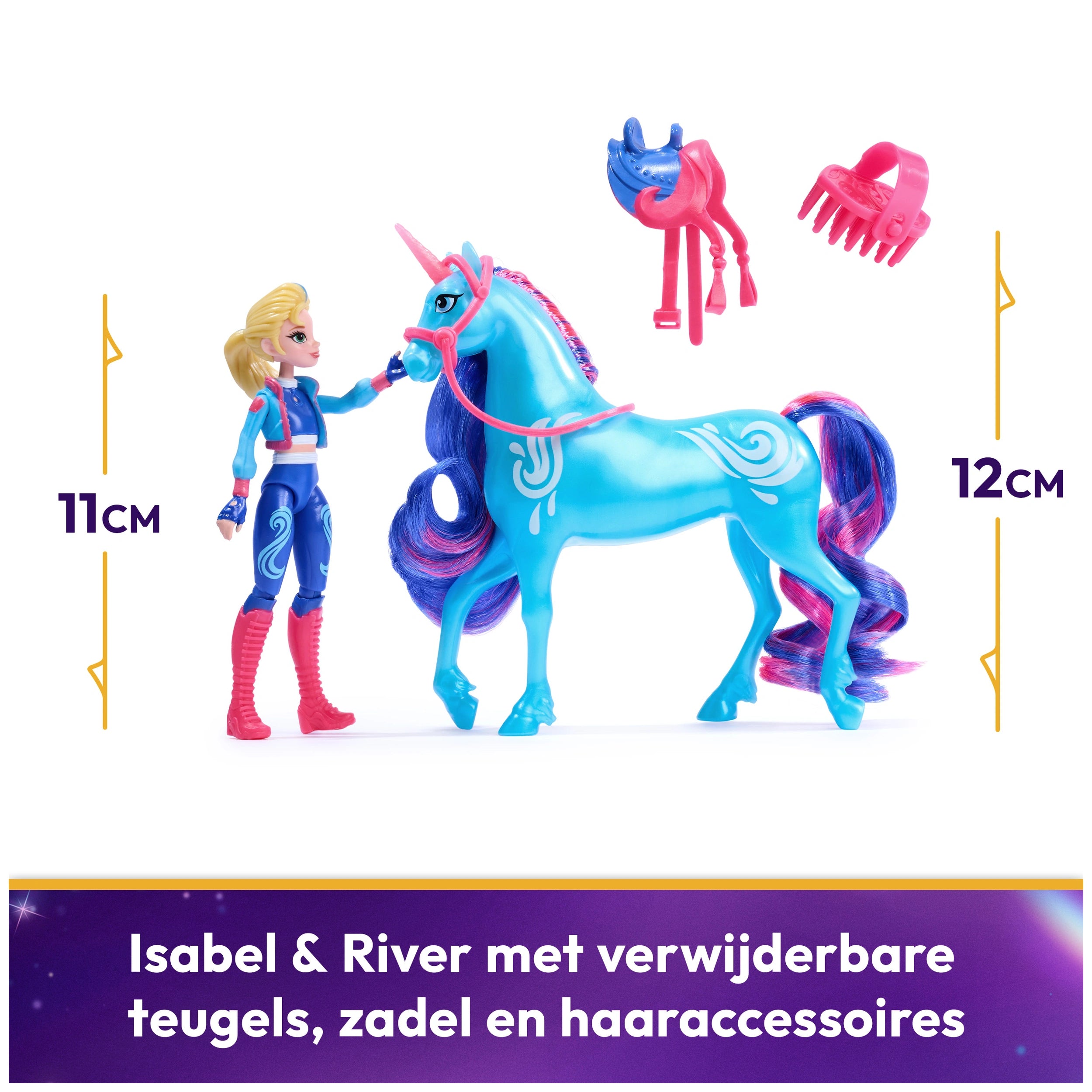 Unicorn Academy Isabel & River Figuren Set 30 cm