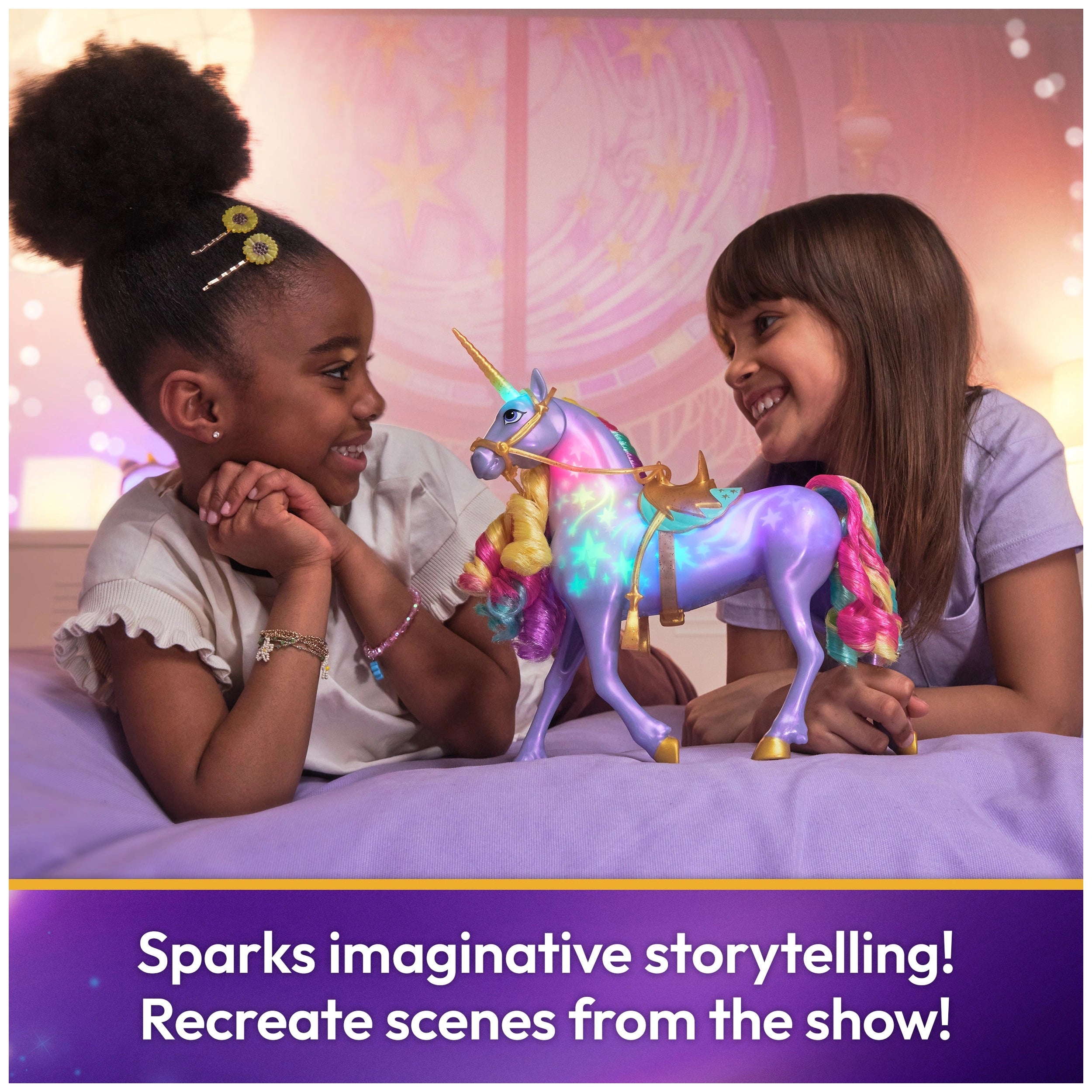 Unicorn Academy Rainbow Light-up Wildstar Unicorn Figure