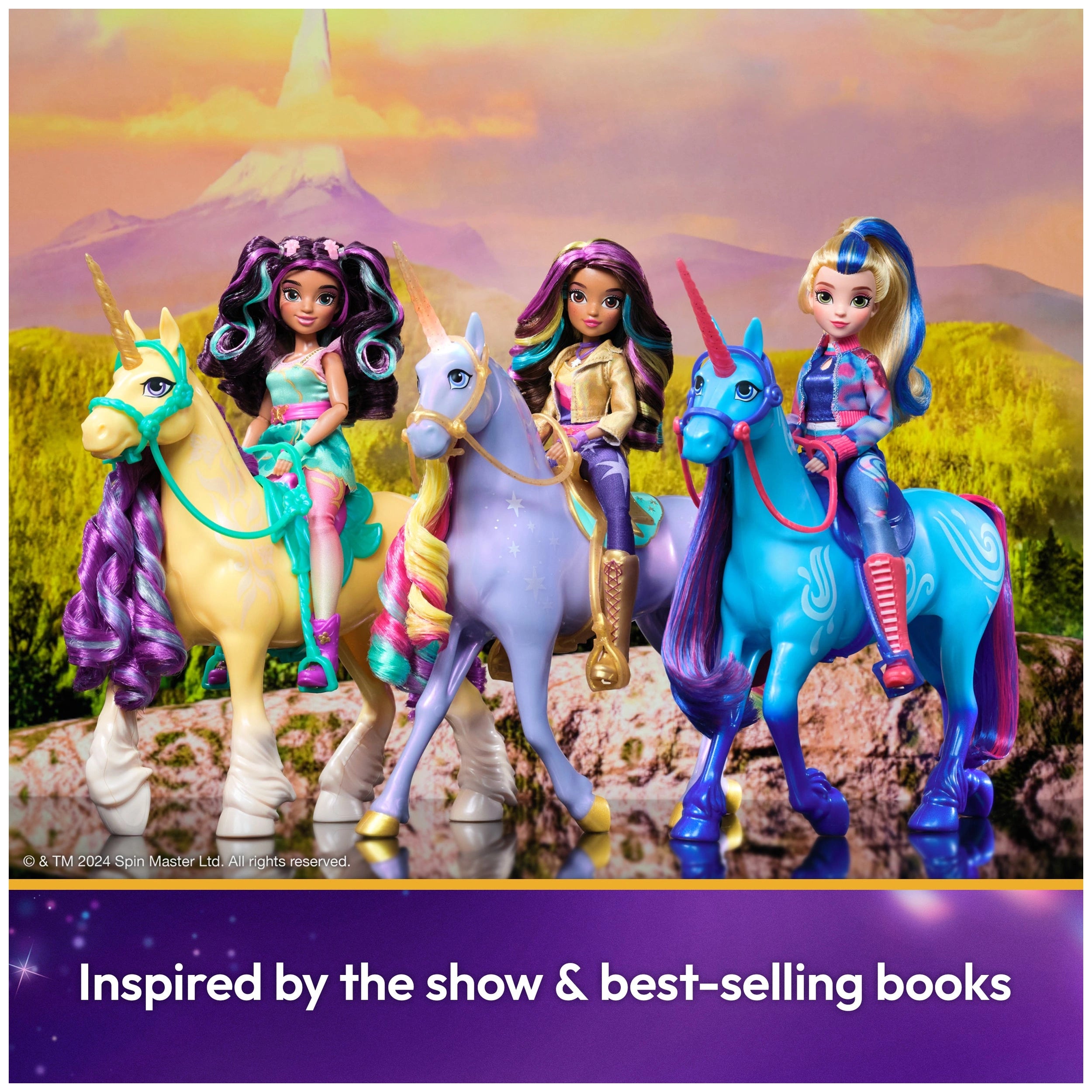 Unicorn Academy Rainbow Light-up Wildstar Unicorn Figure