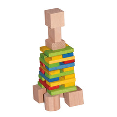 Woodiland - Reuzen-Houten-Domino-Rally-200-Stuks - Buitenspeelgoed
