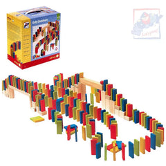 Woodiland - Reuzen-Houten-Domino-Rally-200-Stuks - Buitenspeelgoed