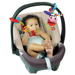 Yookidoo - Clips, Rattle 'N' Links Cow Toy Set - Baby Activity Toys - 0M - YKD40153