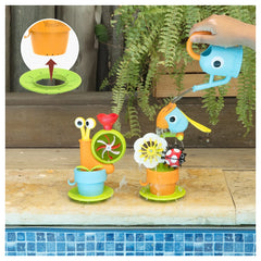 Yookidoo - Pour 'N' Grow Spinning Garden - Bad Speelgoed - 18 Maanden+ - YKD40240