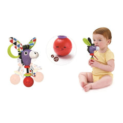 Yookidoo - 'Shake Me' Donkey Rattle - Rammelaars - 0 maanden+ - YKD40135