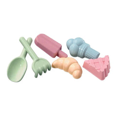 Androni - Sweets Dreams Beach Set -  Sand Molds with Shovel and Rake 6 Pcs - Age +10M - Beach & Sand Toys