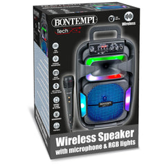 Bontempi - Wireless Speaker with microphone & RGB lights