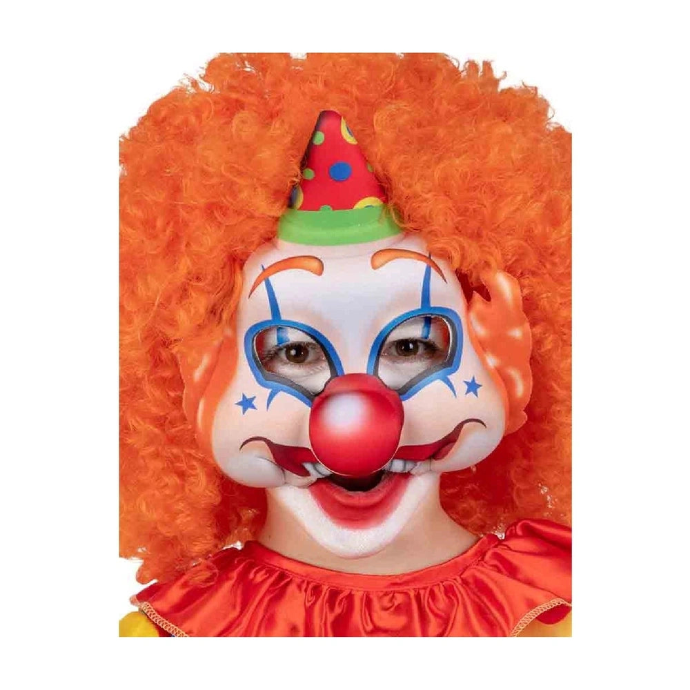 Carnival Toys - Kleurrijke Clown Stoffen Masker Voor Leuk Verkleden En Creatief Spelen - Doen alsof Beroepen En Rollenspellen