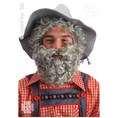 Carnival Toys - Gray Beard Costume For Kids Perfect For Imaginative Play - Pretend Professions And Role Playing