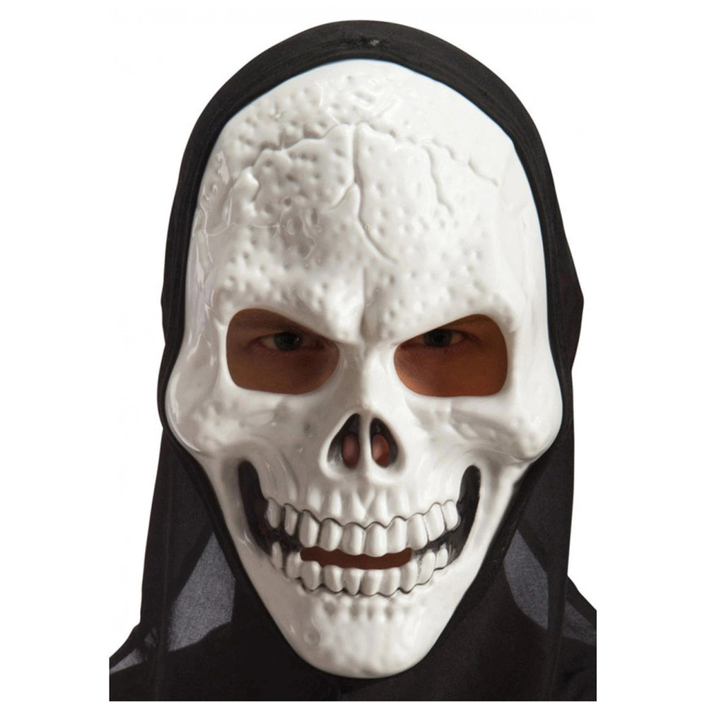 Carnival Toys - Skeletmasker Met Kap Voor Spookachtige Verkleedpret - Doen alsof Beroepen En Rollenspel
