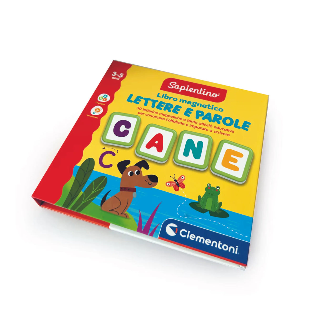 Clementoni - Sapientino-Magnetisch-Letter- en Woordenboek - Educatief Speelgoed