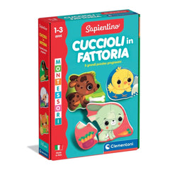 Clementoni - Sapientino-Montessori-Cuccioli-in-Fattoria-Educatieve-Speelgoed