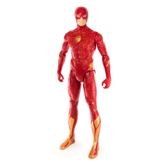 DC Comics Speed Force The Flash action figure features a glossy red suit with yellow accents, standing against a white backgr