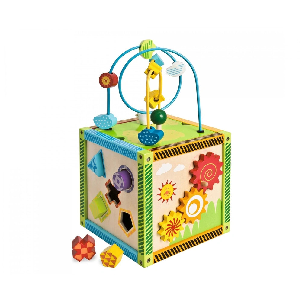 Eichhorn Color Little Play Center features vibrant geometric shapes and a playful design, encouraging creative exploration fo