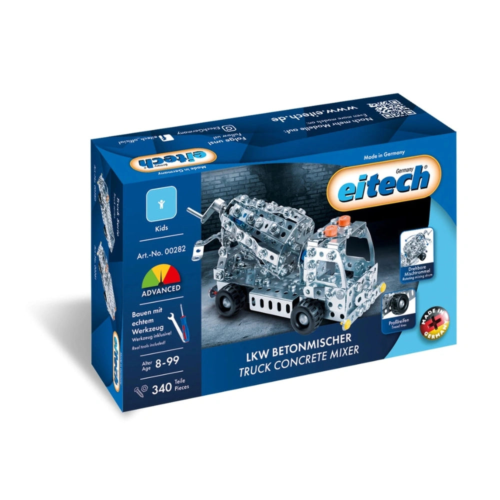 Eitech - Vrachtwagen Betonk mixer - Constructieset Speelgoed