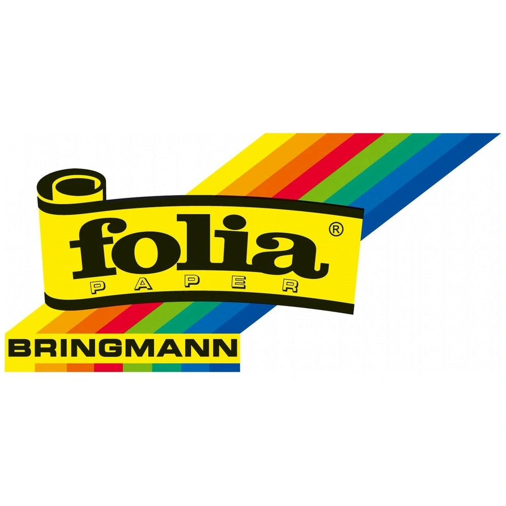 Folia Creative Bricolage Set packaging showcases colorful glossy design with bold text "folia," "PAPER," and "BRINGMANN."