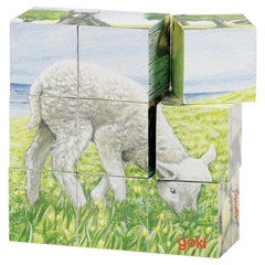 Gollness - Farm Animals Cube Puzzle - Puzzles
