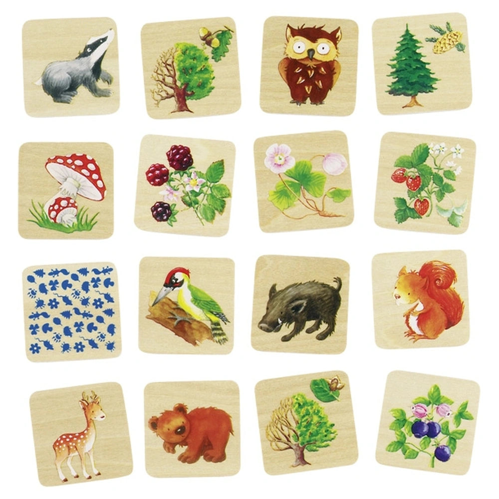 Gollness - Memo Game Woodland Life - Card Games