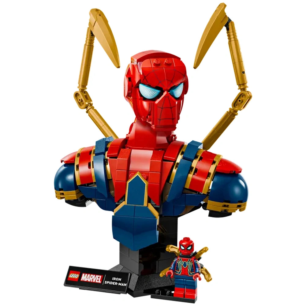 LEGO - Iron Spider-Man Bust - Actie- en Speelgoedfiguren