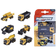 Majorette - Volvo Construction 3-delige Set Speelvoertuigen - Speelvoertuigen