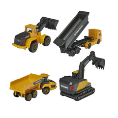 Majorette - Volvo Construction 4 Pcs Set Play Vehicle
