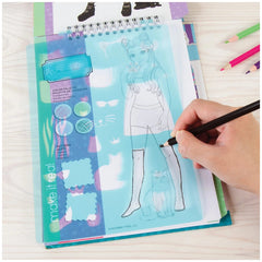 Maak het Echt - Modeontwerp Schetsboek Pretty Kitty - Kunst & Ambachten