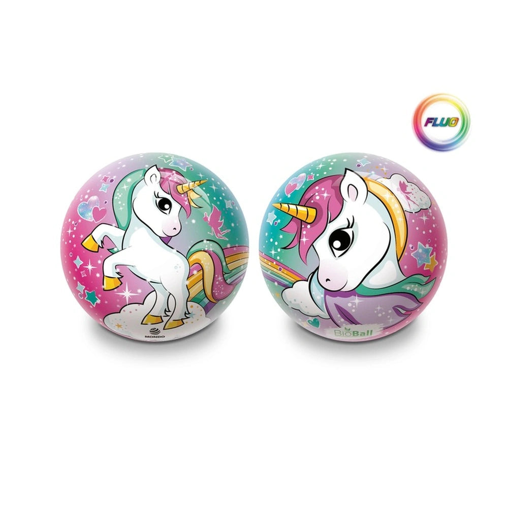 Mondo - Unicorn Bio Bal 14 cm - Buitenspeelgoed