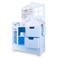 New Classic Toys - Kitchenette - Delft Blue - Pretend Professions & Role Playing