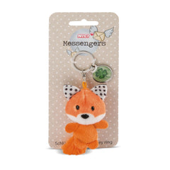 NICI - Fox-Keychain-With-Clover-Pendant - Keychains