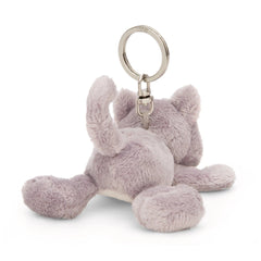 NICI - Homies-Sleutelhanger-Liggende-Kat-Grijs-Actie-Speelfiguren