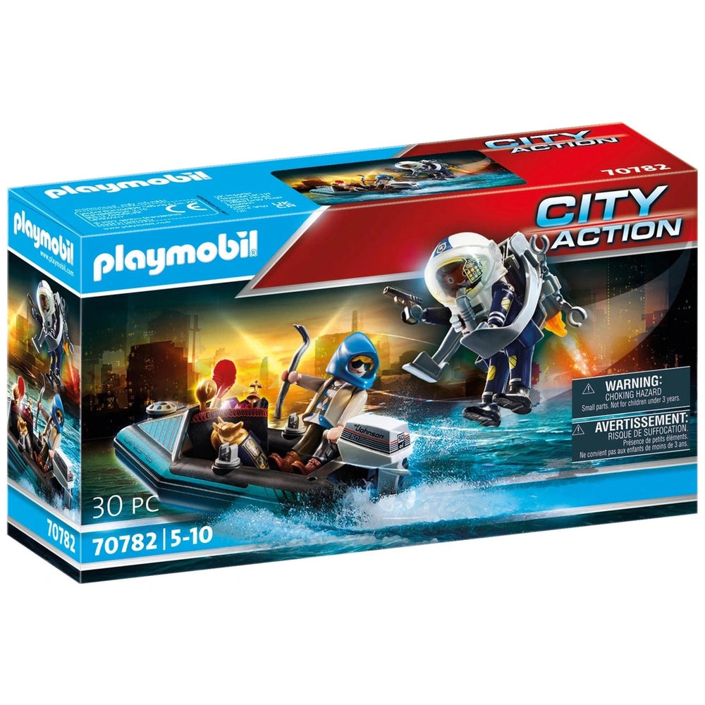 Playmobil City Action Politie Jetpack Arrest van de Kunstdief - 70782