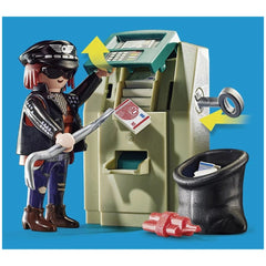 Playmobil City Action Politie Motorachtervolging Van De Geldrover - 70572