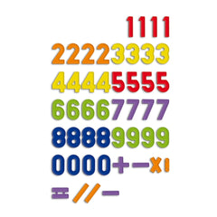 Quercetti 123 Magnetic Numbers Refill features 11 colorful numbers in a vertical arrangement on a white background.