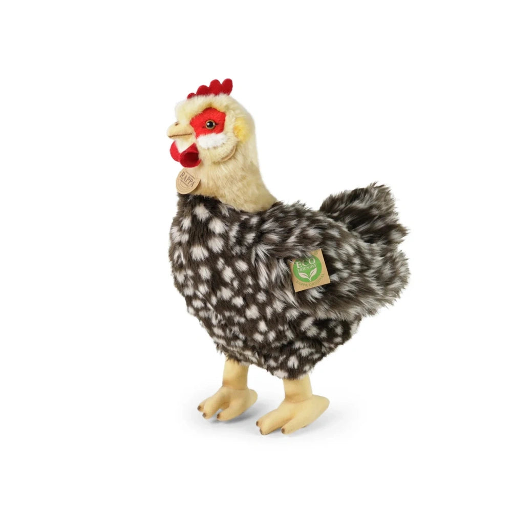 Rappa - Plush-Hen-With-Egg-33cm-Eco-Friendly-Stuffed-Animals