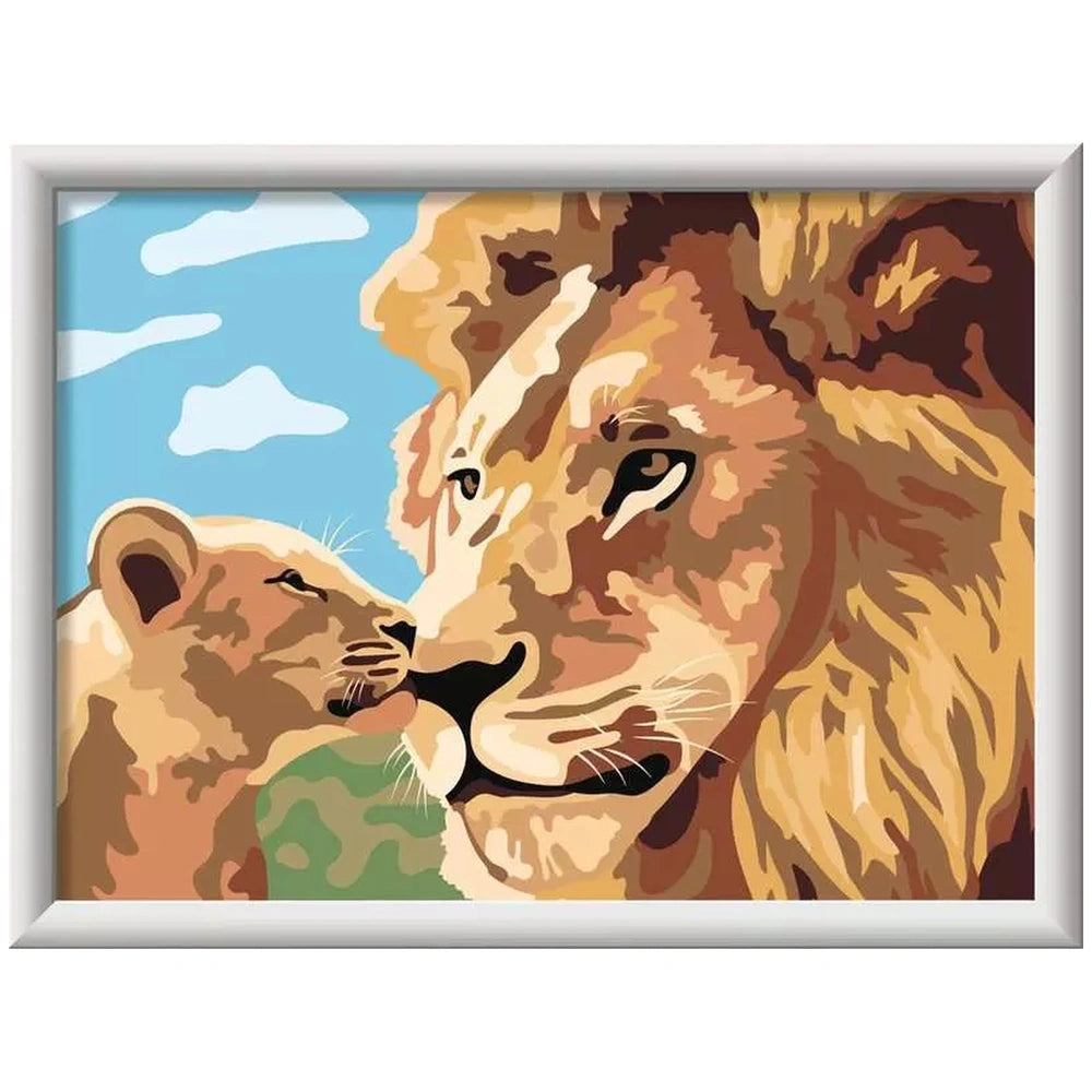 Ravensburger - CreArt Dieren Leeuw met Baby - Kunst & Ambachten