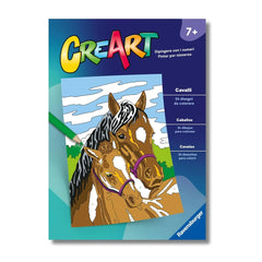 Ravensburger - CreArt-Creatief-Kleurboek-Paarden-Kunst-en-Handwerk